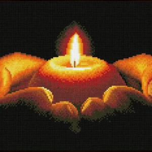 Bon Marché DIAMOND DOTZ® Carré Bougie de la Paix