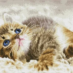 Offre Du Jour DIAMOND DOTZ® Carré Chat rêveur