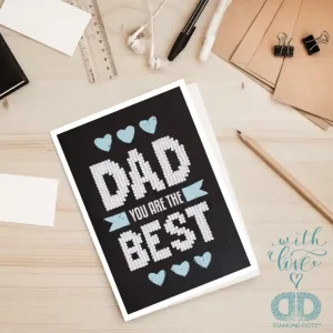 Commander Maintenant DIAMOND DOTZ® Carte de voeux Fête des Pères