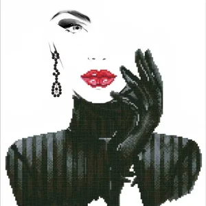 Kit DIAMOND DOTZ® Femme glamour en noir Meilleure Vente