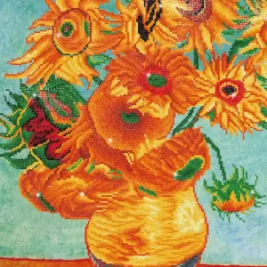 Kit DIAMOND DOTZ® Les Tournesols (Van Gogh) Produit De Marque