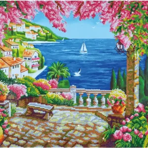 Soldes Kit DIAMOND DOTZ® Paysage de la Riviera