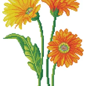 Super Prix Kit DIAMOND DOTZ® Trio de Pâquerettes