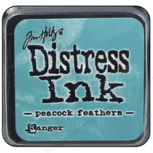 DISTRESS MINI AQUARELLABLE PEACOCK FEATHERS Prix Choc